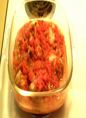 Baked Chicken with Tomato