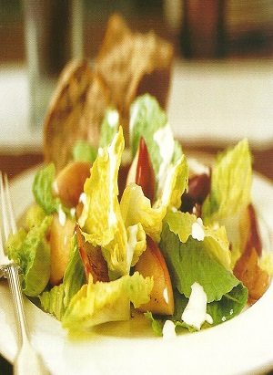 Bacon Salad with Camembert Dressing