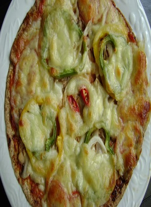 Stuffed Vegetarian Pizza